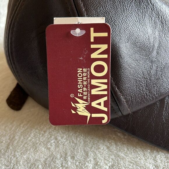 Gorras para Hombres‎ 3D Tiger Baseball Hat Snapback Trucker Faux leather Brown - Picture 9 of 9